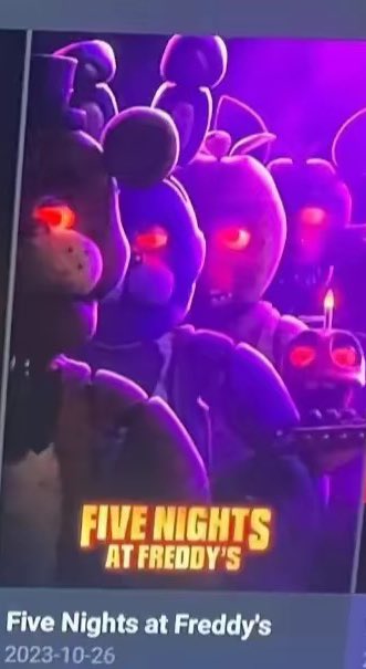 Fortnite Leaks  Pluto V2 on X: @FortniteGame As you guys already know, “Five  Nights At Freddy's” movie is coming out in October, I'd love to see Fortnite  and FNAF have a