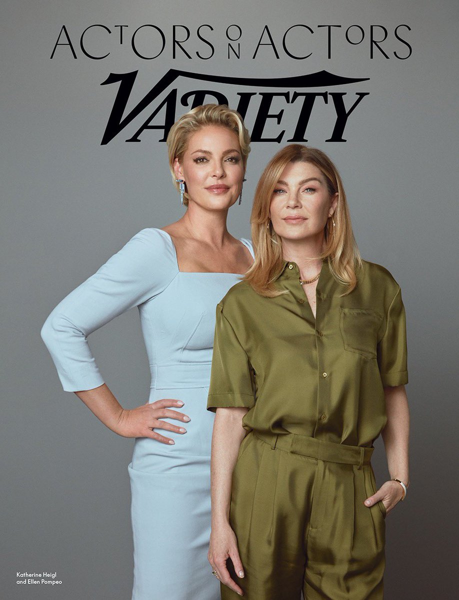 I was so thrilled to be asked to participate in @Variety  Actors On Actors, if for no other reason than to get to see my beautiful friend Ellen Pompeo and catch up! So many memories we share, this woman is such a big and extraordinary part…