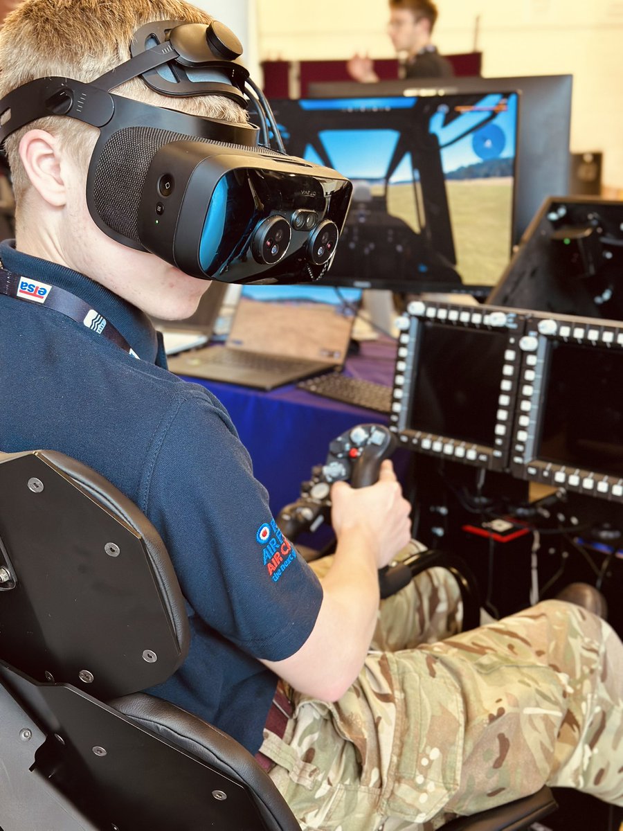 Day 2 at #DSET2023 complete! What a fantastic day filled with industry insight and inspiring leaders looking forwards to the future of defence training. 
<a href="/324SquadronATC/">324 Squadron ATC QAVS</a> &amp; @OC324Sqn  did a brilliant job of representing the <a href="/aircadets/">RAF Air Cadets</a> &amp; have been a real credit to <a href="/AirCadetsNorth/">North Region - RAF Air Cadets</a>!