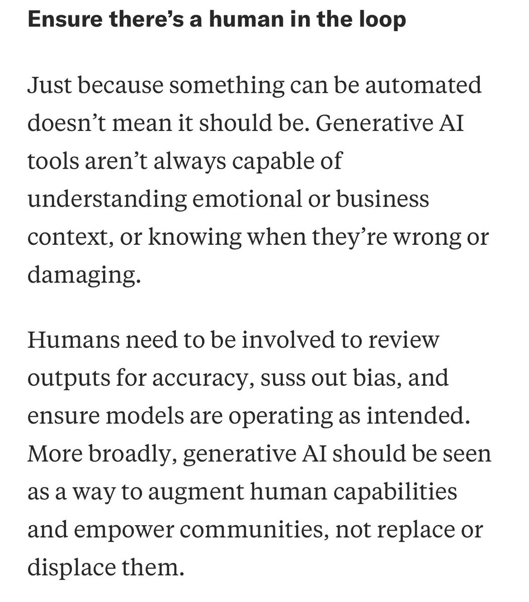 Harvard Business Review also thinks reasonable frameworks around AI are needed. 

hbr.org/2023/06/managi… 

#GenerativeAI #AI #WGAStrong #SAGAFTRAstrong #WritersStrike #SAGAFTRAmember #UnionStrong 
via @baxterkb @yschlesinger