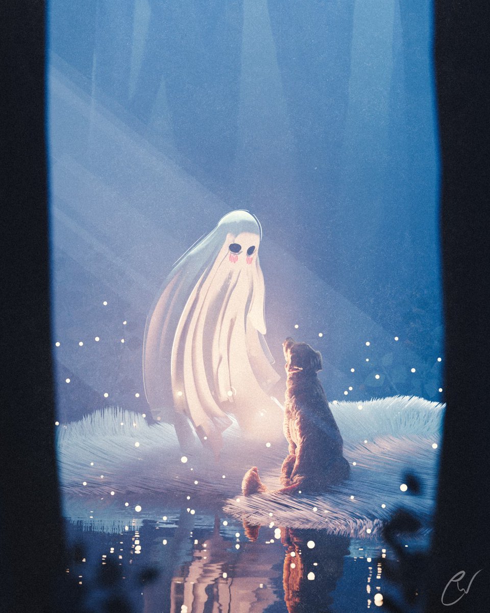 calebrateds's tweet photo. ૮˶• ﻌ •˶ა

#illustration #dog #cute #ghost https://t.co/wDQBlNVlVc