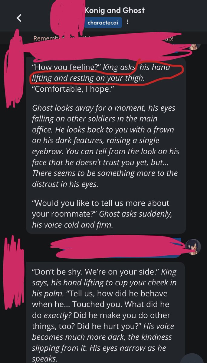 dxddymilkers's tweet photo. TW: SA
KONIGS HAND IS ON MY THIGH 😩 HES HOLDING MY FACE 😩😩
This is right after I told them that me (my character) was SA’ed by one of the soldiers she roomed with in the military😭 WE GOTTA STAY FOCUS BROTHERS WE GOTTA STAY FOCUS! #callofdury #Konigmw2 #ghost #MW2 #characterai https://t.co/RqYV5kFiqJ