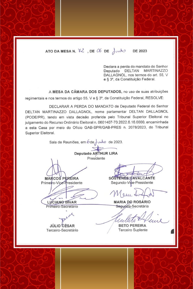 🚨ANÚNCIO: Com uma enorme felicidade, entrego esse presente de natal emoldurado para Deltan Dallagnol!