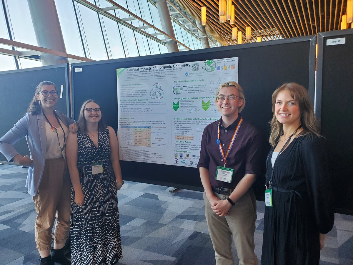 The Societal Impacts team is out again! Come over to poster #161 for a sustainability primer for the symposium on Wednesday!