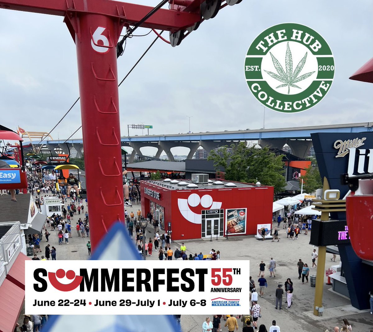 THCwisconsin's tweet photo. We Love Wisconsin Ticket Giveaway!

Hey, Wisconsin music lovers! The Hub Collective is giving away 2 FREE @Summerfest tickets! 

Enter to win:
1️⃣ Follow @thcwisconsin
2️⃣ Like, tag friends, and share!

Celebrate the best of Wisconsin at Summerfest, courtesy of The Hub Collective! https://t.co/mfRT40VQCY