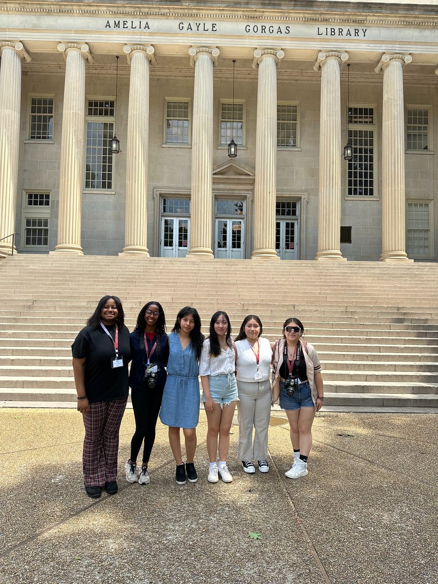 AlaSPA's tweet image. Just a few photos from yesterday! The MJW staff got to visit the Office of Student Media and learn more about The Crimson White, Alice magazine, Nineteen Fifty-Six magazine, and WVUA radio. They also got to visit the W. S. Hoole Special Collections Library.