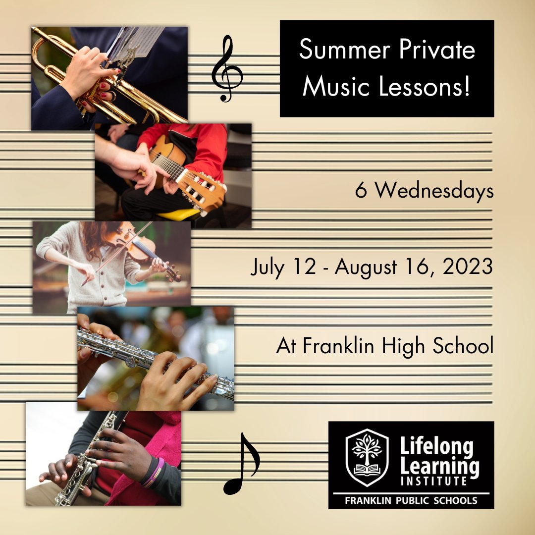 Sign up by June 14th to secure a spot! Lifelong Music Academy is offering a 6-week summer session of private music lessons. More details at: bit.ly/3wqfLqL
#fpslifelong  #fpslifelongmusic