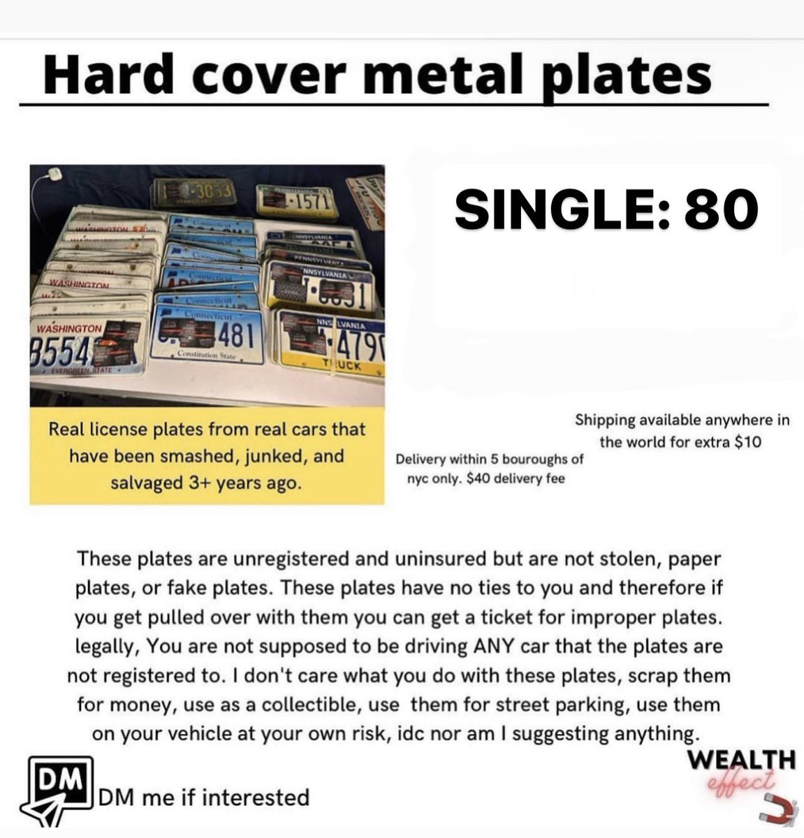 WitnessMarv's tweet photo. LICENSE PLATES 📲📲✅ PLEASE READ< #nyc #license #cars #plate #driving #driverlicense #licenseplate NYC OR SHIPPING ($10fee) https://t.co/mgOgIfJRfl