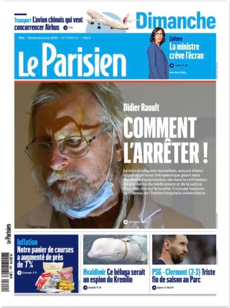 MaryMbois's tweet photo. « La couverture de la honte ! 
Ceux qui ont organisé la plus grande expérimentation, sans le consentement de millions de Français, avec un « vaccin » sans recul aux effets secondaires graves, osent salir celui qui a soigné et sauvé des milliers de vies ! »

Nicolas Dupont Aignan. https://t.co/pUH21lFUnk