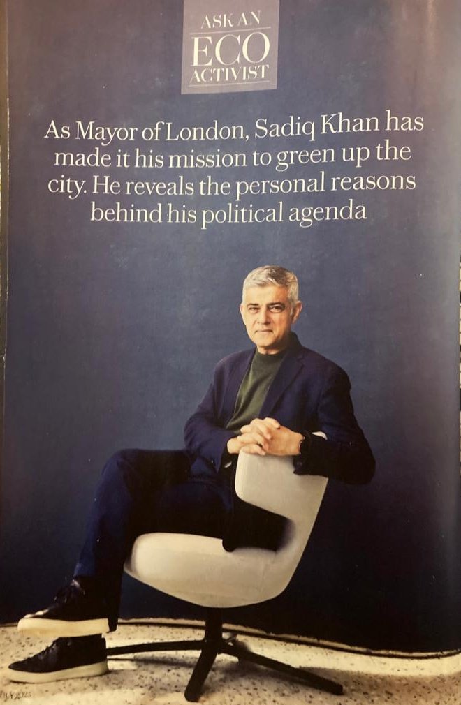 SadiqKhan's tweet image. Great to speak to @countrylivinguk about rewilding our capital, making London the world's first National Park City and my new book, Breathe. 

📚 Book: penguin.co.uk/books/452035/b…