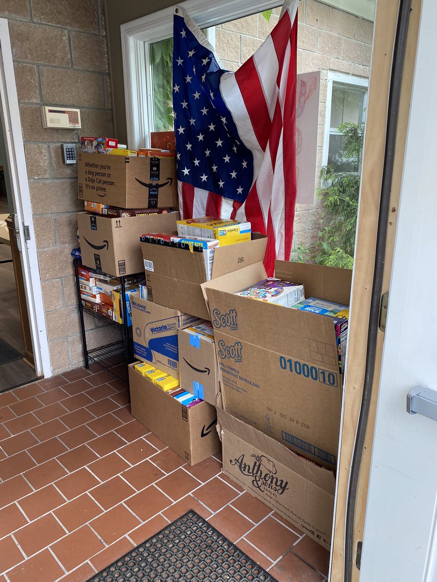 We stocked the UGL Giving Pantry with almost 150 boxes of cereal thanks to you! #wmhometownpride @Principal_UGL <a href="/uglpta/">UGLPTA</a>