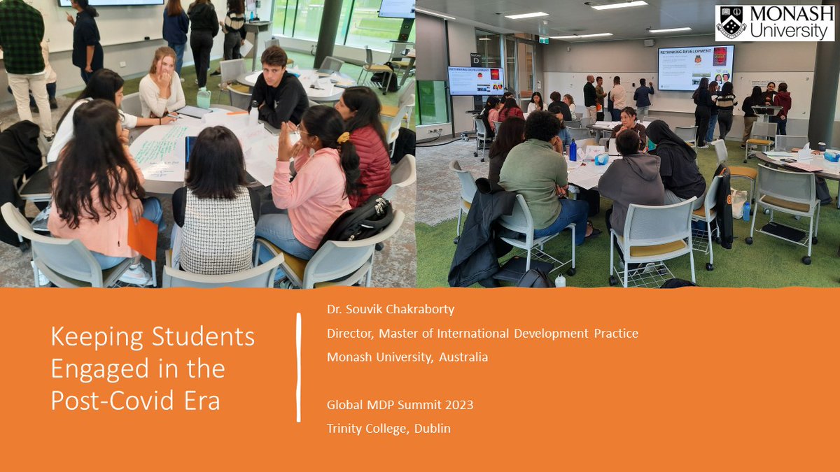 LalSouvik's tweet photo. I thoroughly enjoyed presenting today at the Global MDP Summit at @tcddublin, where I had the privilege of sharing my work with esteemed scholars and practitioners in the field.
@UNSDSN @MonashUni @MonashGeography @Monash_Arts
#MIDP #vision2030 https://t.co/FVPvWnF8Pt