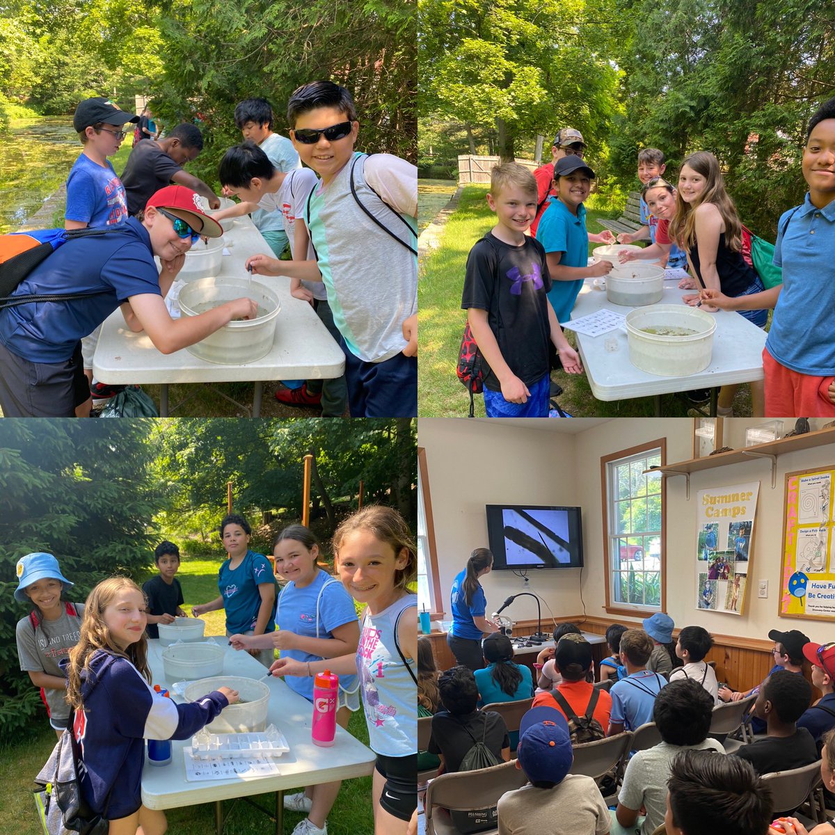 MrsTerrillion's tweet photo. We had a great trip last week to the Fish Hatchery! We identified different organisms, took a hike through the woods, and got a tour of the facilities. @IslandtreesMMS https://t.co/EUrEMhrgRW