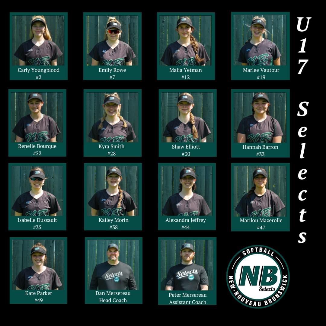 softballnb's tweet photo. Meet your NB Selects U15 Girls, U17 Girls, and U19 Women's teams!

Rencontrez vos équipes féminines U15, féminines U17 et féminines U19 de NB Selects!

https://t.co/yWkv8QlgIT https://t.co/aLteMfNVIQ