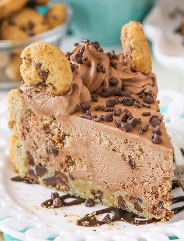 WHATSFORDlNNER's tweet image. Chocolate Chip Cheesecake