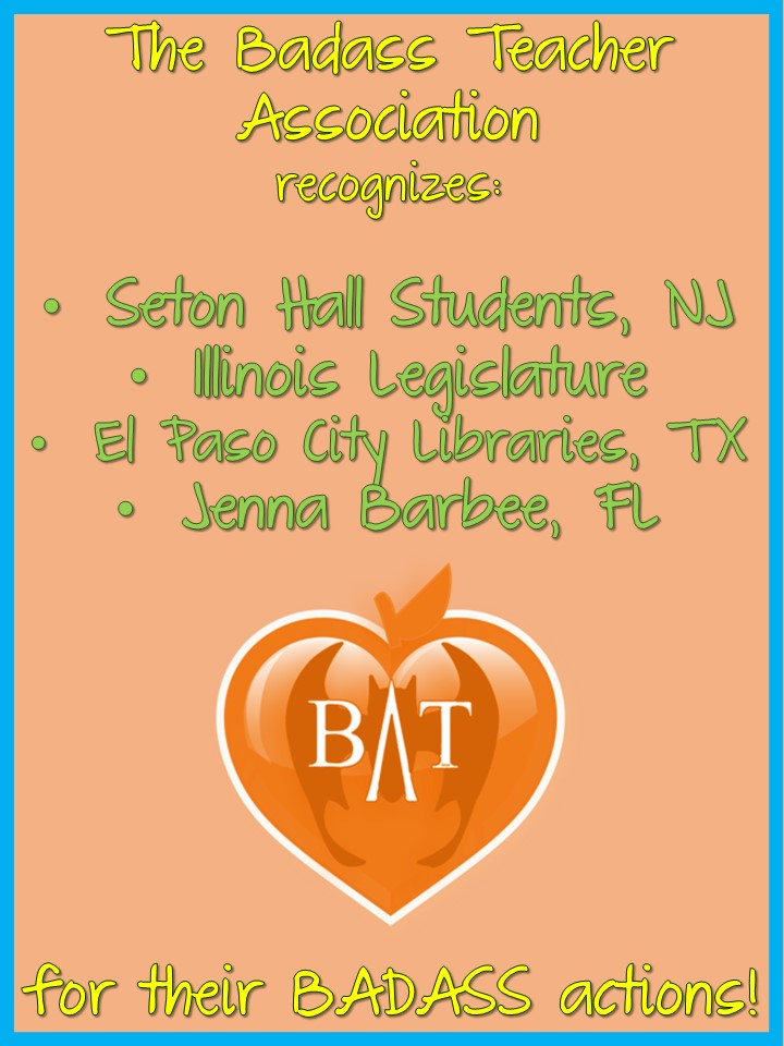 Missouri BATs (@missouribats) on Twitter photo Thank you to all our BAT Action Winners for supporting the freedom to learn. Read details here: facebook.com/BadassTeachers… #TBATs <a href="/LouisianaBATs/">Louisiana</a> <a href="/iowabats/">Iowa BATs</a> <a href="/ArkansasBATsA/">ArkansasBATs</a> <a href="/IllinoisBATs/">IllinoisBATs</a> <a href="/IndianaBATs/">INBATs</a> <a href="/MNBATs1/">MN Badass Teachers</a> <a href="/Wisconsin_BATs/">Wisconsin BATs</a> <a href="/MIBATS/">Michigan BATS</a> Thank you to all our BAT Action Winners for supporting the freedom to learn. Read details here: facebook.com/BadassTeachers… #TBATs <a href="/LouisianaBATs/">Louisiana</a> <a href="/iowabats/">Iowa BATs</a> <a href="/ArkansasBATsA/">ArkansasBATs</a> <a href="/IllinoisBATs/">IllinoisBATs</a> <a href="/IndianaBATs/">INBATs</a> <a href="/MNBATs1/">MN Badass Teachers</a> <a href="/Wisconsin_BATs/">Wisconsin BATs</a> <a href="/MIBATS/">Michigan BATS</a>