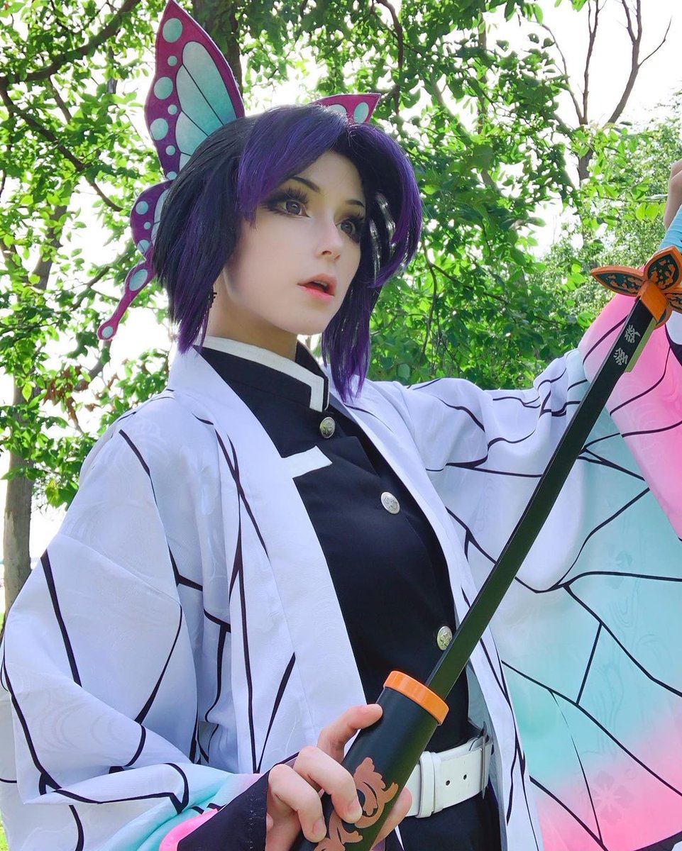 ArcaniumEdits's tweet photo. BEFORE / AFTER 🦋
#DemonSlayer #ShinobuCosplay https://t.co/LDI0INjAvB