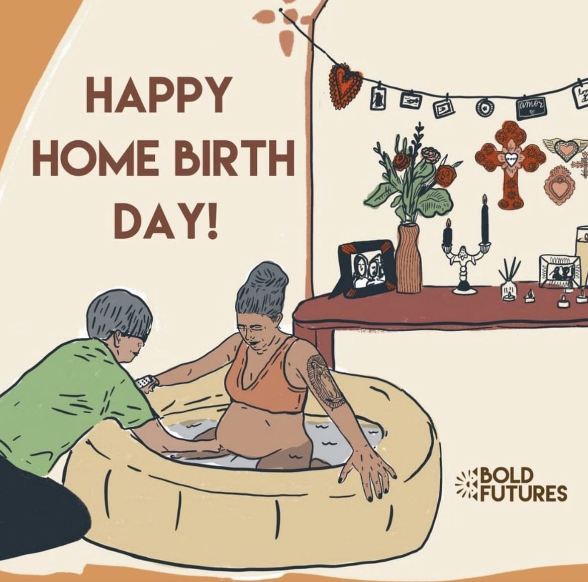 Latinas4RJ's tweet photo. This #InternationalHomeBirthDay we're excited to share @Boldfutures' new research, ‘The Benefits of Licensed Midwifery and Community Birth in New Mexico, Among BIPOC Birthing People’! 

Check out the research at https://t.co/F9QArjsRc1📝 

Image: @LKassicieh x @BoldFutures https://t.co/MptAfOZFJz
