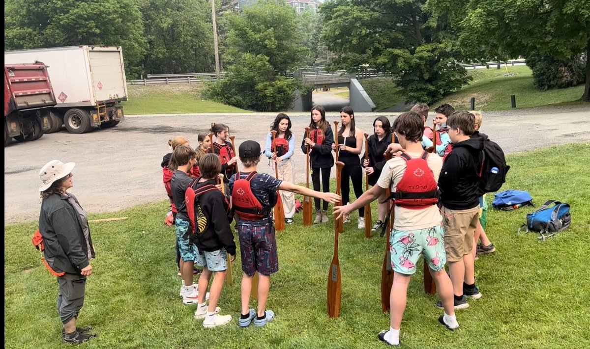 MrBAndreasen's tweet photo. @TLDSB @MacaulayPS Ss receiving instruction and #orcka certification today with @KirkwoodCanoe so great to be back on the water with Ss! https://t.co/eA8w4L1Ehc
