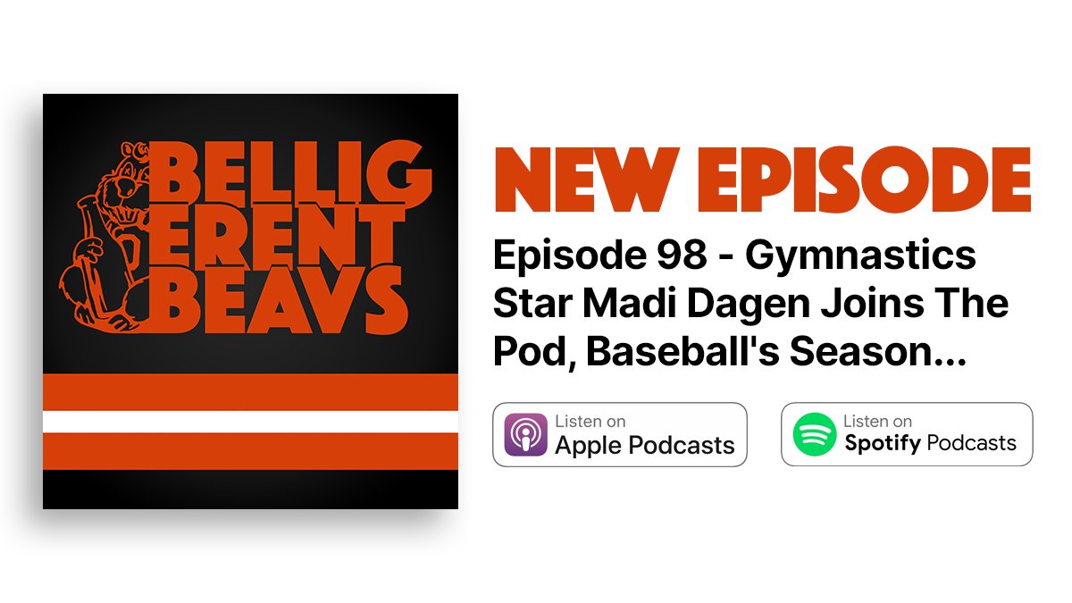 🔥NEW EPISODE🔥

🎙️<a href="/madidagen/">mads</a> joins the pod!
⚾️<a href="/BeaverBaseball/">Oregon State Baseball</a>'s season wraps up in Baton Rouge
🔮A look at Baseball's promising future
🏈<a href="/BeaverFootball/">Oregon State Football</a> is just around the corner

🍎apple.co/43qKOk4
🟢spoti.fi/3Ne0IaL
🔗belligerentbeavs.com/podcast/episod…

#GoBeavs🍺🦫