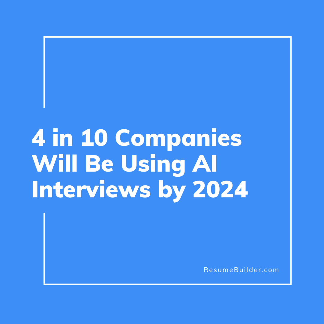 resume's tweet image. Check our latest survey of  1,000 employees who are involved in hiring processes at their workplaces to find out about their companies’ use of AI interviews. 👩‍💻

View full write-up:
bit.ly/3OXD7NH 

#ResumeBuilder
#AIInterviews #HiringEfficiency
#FutureofWork