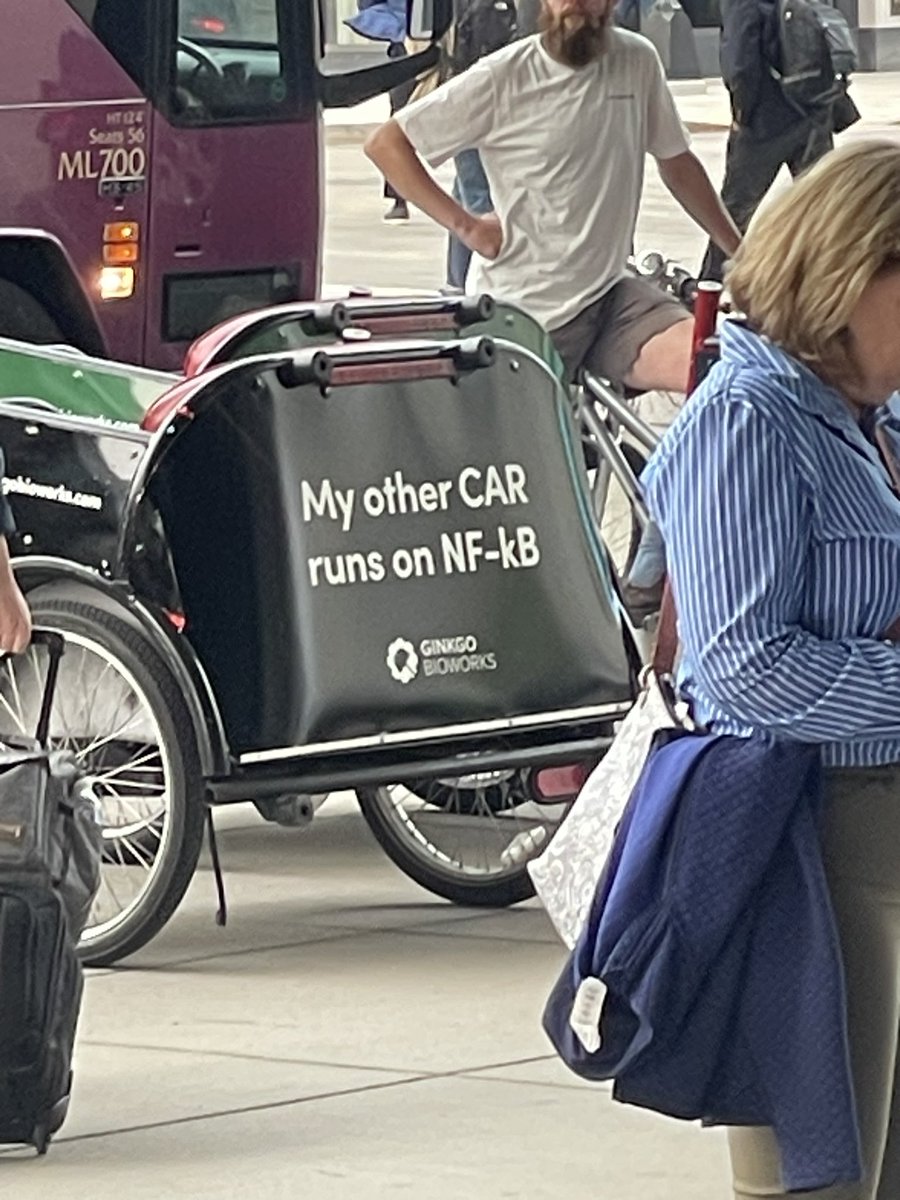 MikeHuckman's tweet image. Clever pedaling of science by @Ginkgo at #BIO2023. #StandUpForScience