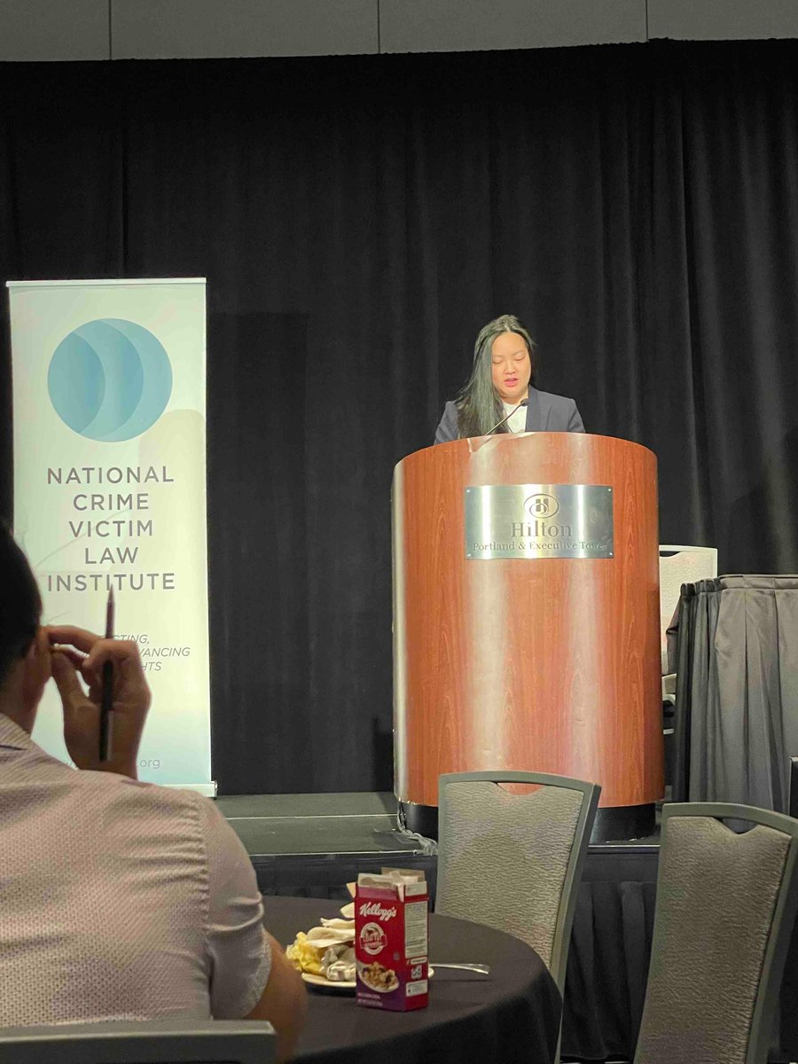 RMvlc_Colorado's tweet image. “You don’t need courage for the whole journey; you just need it for the next step.” Amanda Nguyen, Journey of Resilience: Work Penning Rights for Sexual Violence Survivors. @NCVLI #NCVRW2023 #SupportSurvivors #VictimRights #CrimeVictimLawConference2023