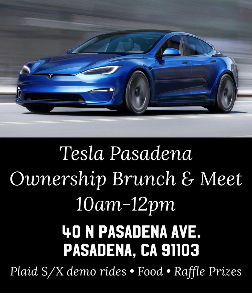 Tesla Owners of Santa Clarita Valley tweet media