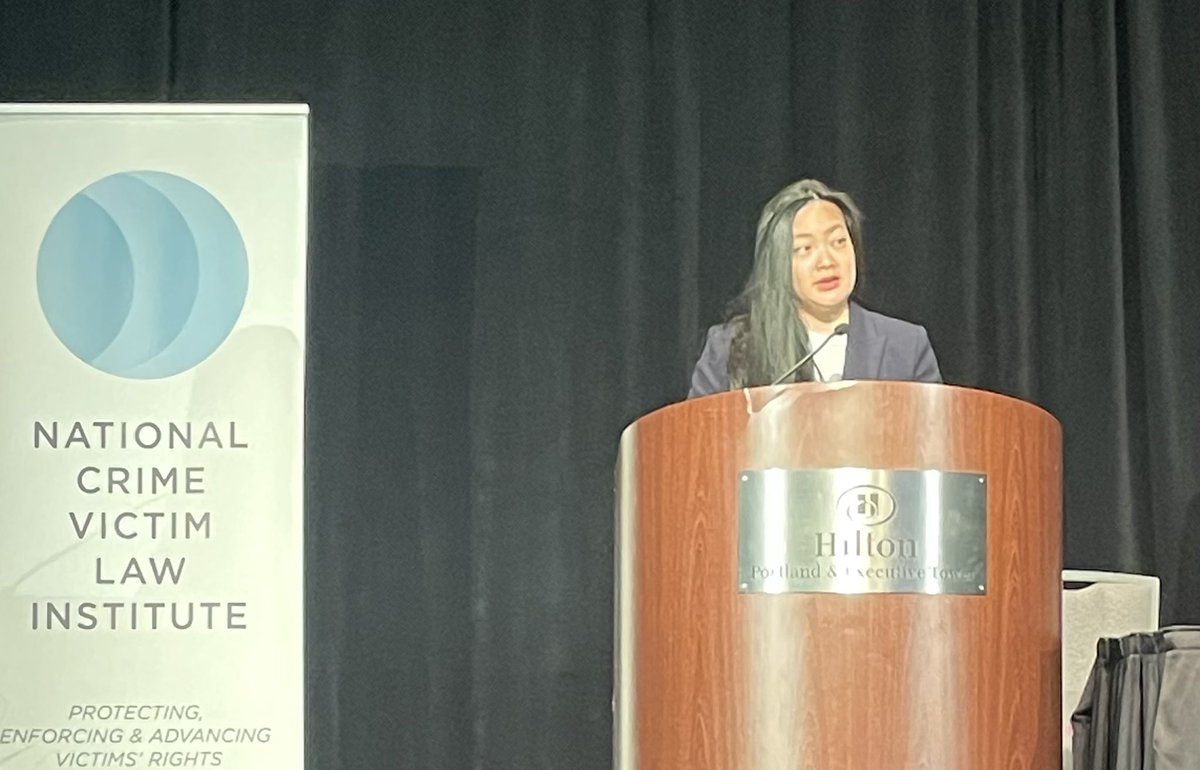 etofte's tweet image. “You don’t need courage for the whole journey; you just need it for the next step.” Amanda Nguyen, Journey of Resilience: Work Penning Rights for Sexual Violence Survivors.  @NCVLI  #NCVRW2023 #SupportSurvivors #VictimRights #CrimeVictimLawConference2023