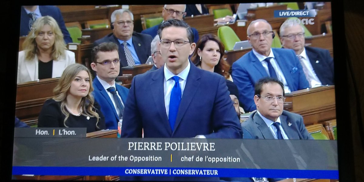 MrStache9's tweet image. Oh Look!
It's Pierre Poilievre! In The House! With CPC MPs all around!
Is little justin the #PartTimePM. There.
NO.
He's at lunch.
Are Lib MPs there?
A couple.
The Libs show contempt for their constituents daily.
As do I for them
#FlushTheTurd