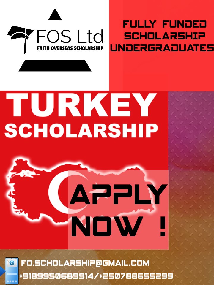 FOS__Ltd's tweet photo. #STUDYIN_TURKEY 🇹🇷 Fully funded scholarship / #BACHELORS https://t.co/AoWbXx9djA