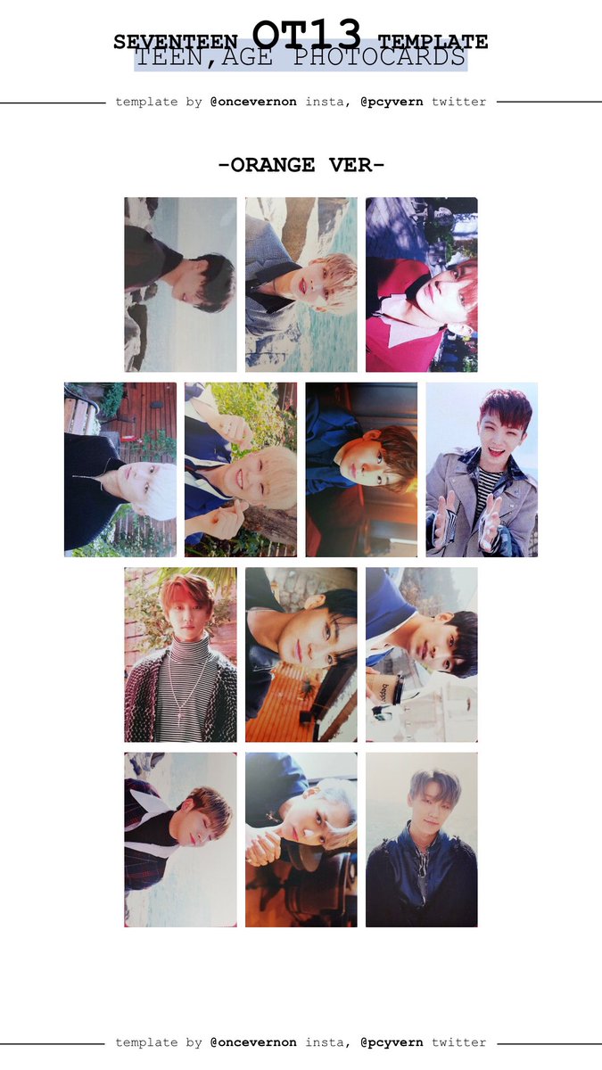 SEVENTEEN 2ND ALBUM 'TEEN, AGE' (WHITE Ver. / GREEN Ver. / ORANGE