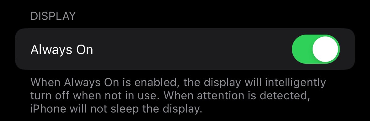 What in the actual stupidity is this? Lol am I just reading this wrong? 

Always on means the screen will turn off, so it’s not always on? Lol.