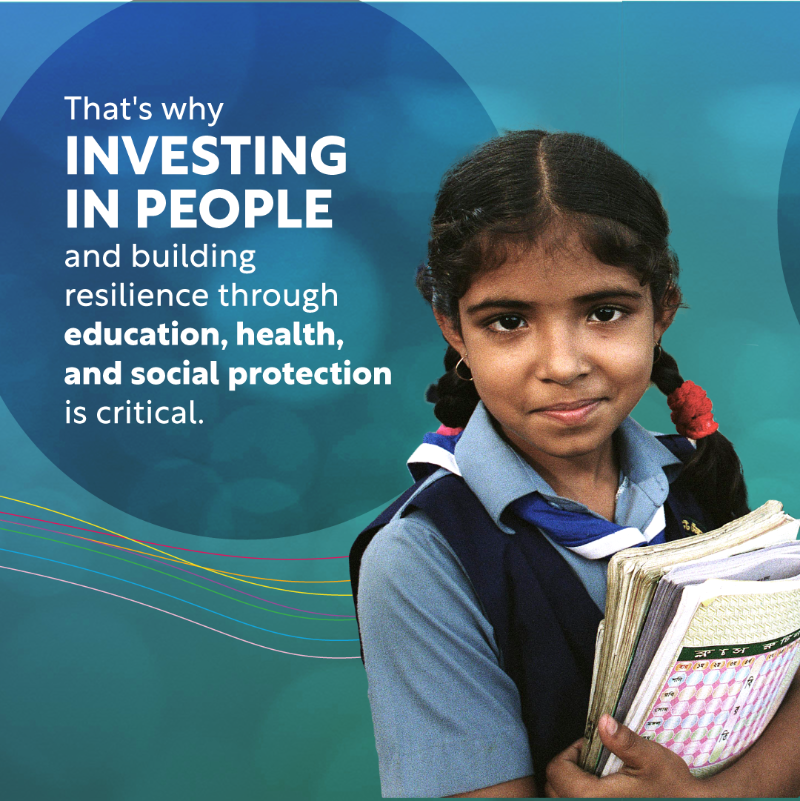 WBG_Health's tweet photo. People are at the heart of the @WorldBank's climate agenda.

Join us in supporting #ClimateResilience and adaptation for people around the world. 

#ClimateActionWBG #InvestInPeople