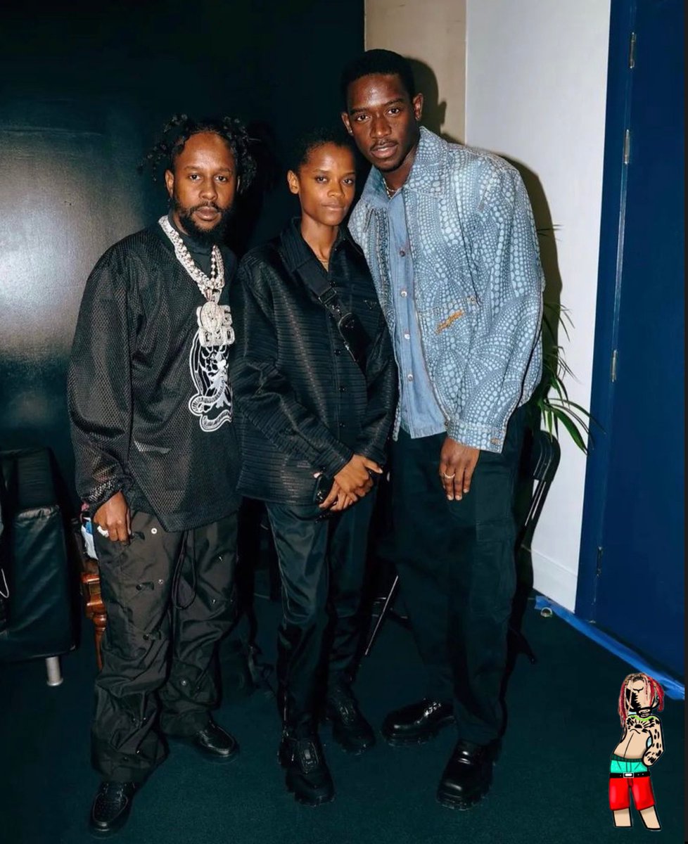 🔥🔌 : Popcaan , LetitiaWright et Damnson Idris à Londres 📍🇬🇧