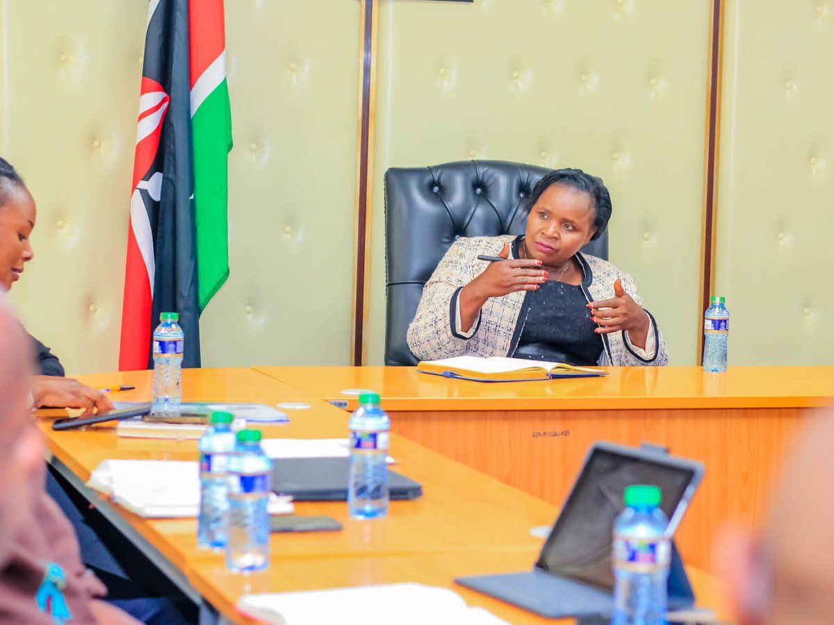 Silvia Museiya, CBS (@psmuseiya) on Twitter photo 1/3 An Inter-Ministerial working group comprising of both State & Non-State actors joined CS <a href="/peninah_malonza/">Hon. Peninah Malonza, E.G.H</a> and I at the Ministry's headquarters for a presentation on 4 thematic areas as tasked by H.E <a href="/WilliamsRuto/">William Samoei Ruto, PhD</a> 1/3 An Inter-Ministerial working group comprising of both State & Non-State actors joined CS <a href="/peninah_malonza/">Hon. Peninah Malonza, E.G.H</a> and I at the Ministry's headquarters for a presentation on 4 thematic areas as tasked by H.E <a href="/WilliamsRuto/">William Samoei Ruto, PhD</a>