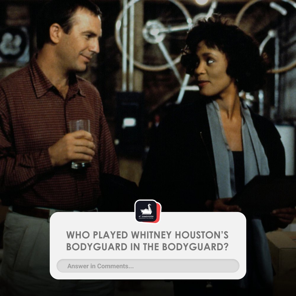 Who played Whitney Houston’s bodyguard in The Bodyguard? 

#WhitneyHouston #moviequiz #movietrivia #fdiff #quiz