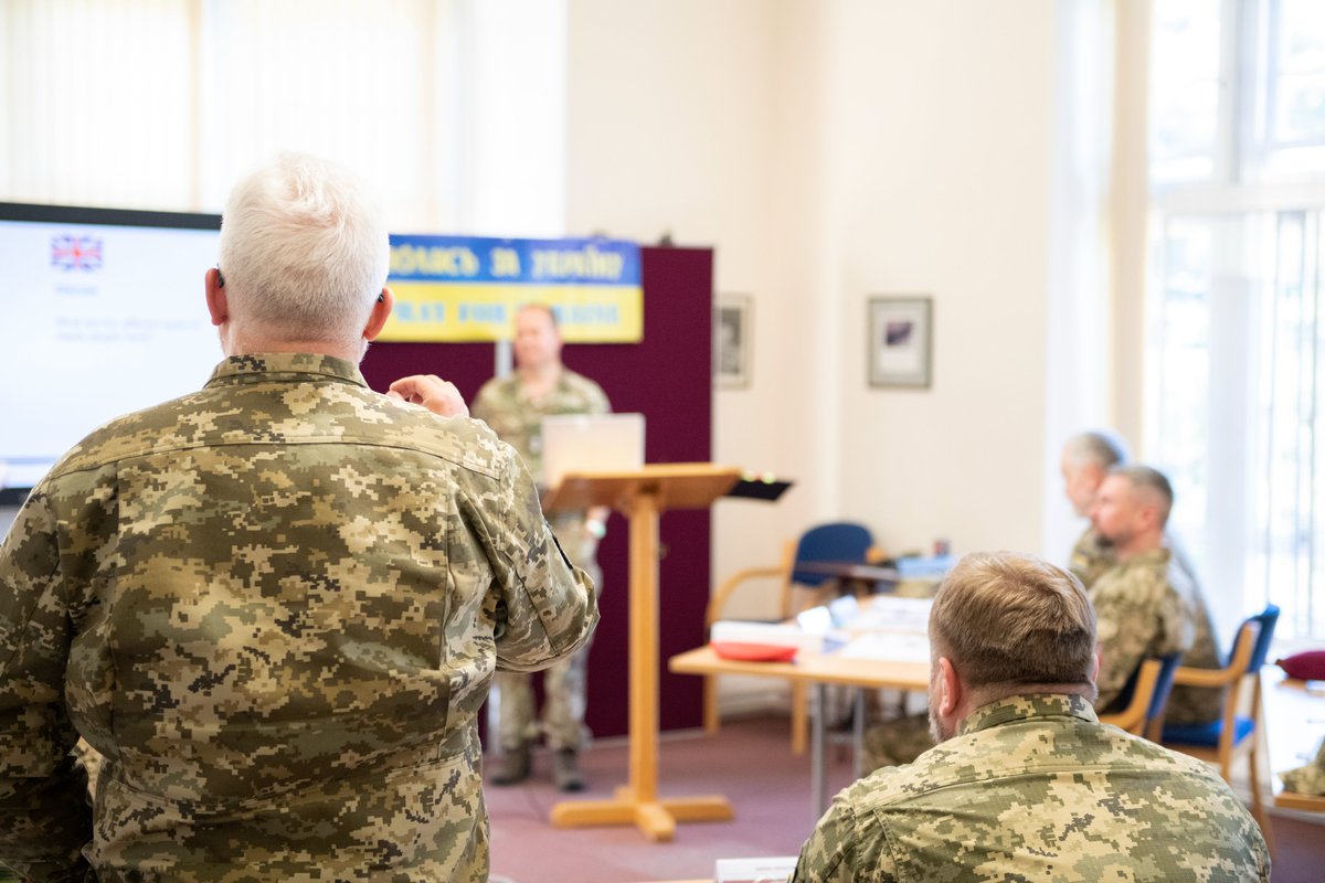ArmyChaplaincy's tweet photo. Ten Ukrainian military chaplains have completed two weeks training at the Armed Forces Chaplaincy Centre. Delivered by @ArmyChaplaincy the course, the first of its kind, focused on providing pastoral care, spiritual support and moral guidance during military operations.

@ArmyCGS https://t.co/gAdURVAoP9