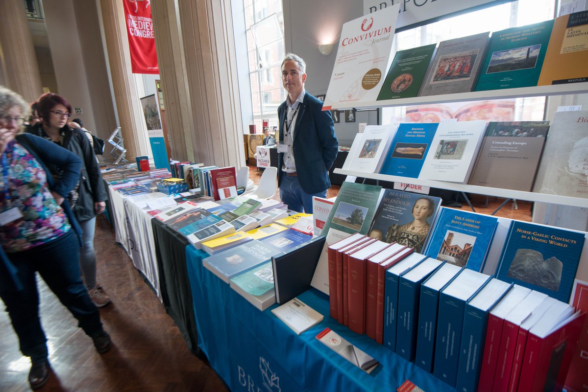 📚 @Brepols are exhibiting our Bookfair once more!📚

They focus on publishing history, archaeology, history of the arts, language and literature – catch them at #IMC2023 or take a peek at their collection ahead of time at: brepols.net