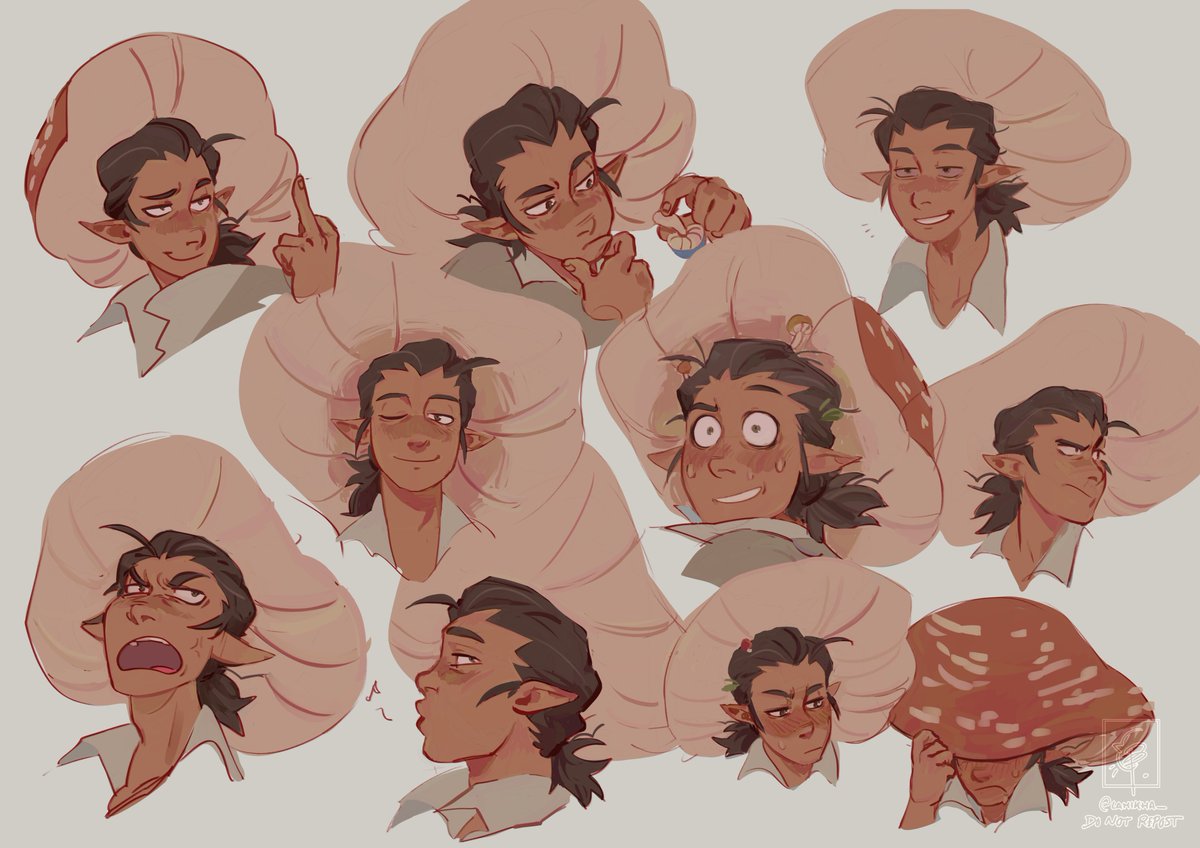 Lamikha_'s tweet image. More mush mush mushroom moosie moush shro Seta
also expression prrractice
#oc #DnDcharacter