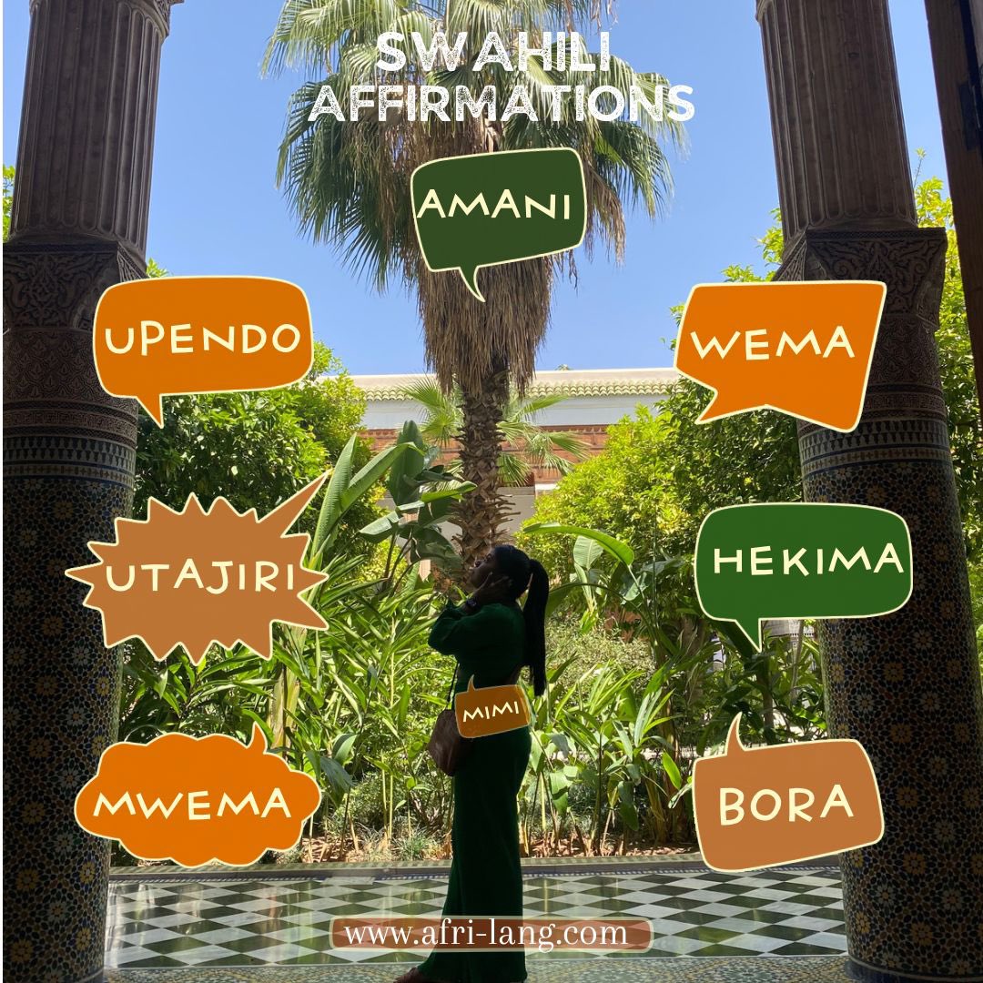 Manifesting upendo 🥰

#AffirmationMonday #LearnSwahili