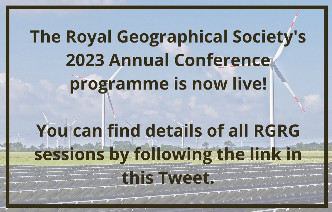 Details of our @RGRG_Rural sessions are now on the website: rgrg.co.uk/royal-geograph… .