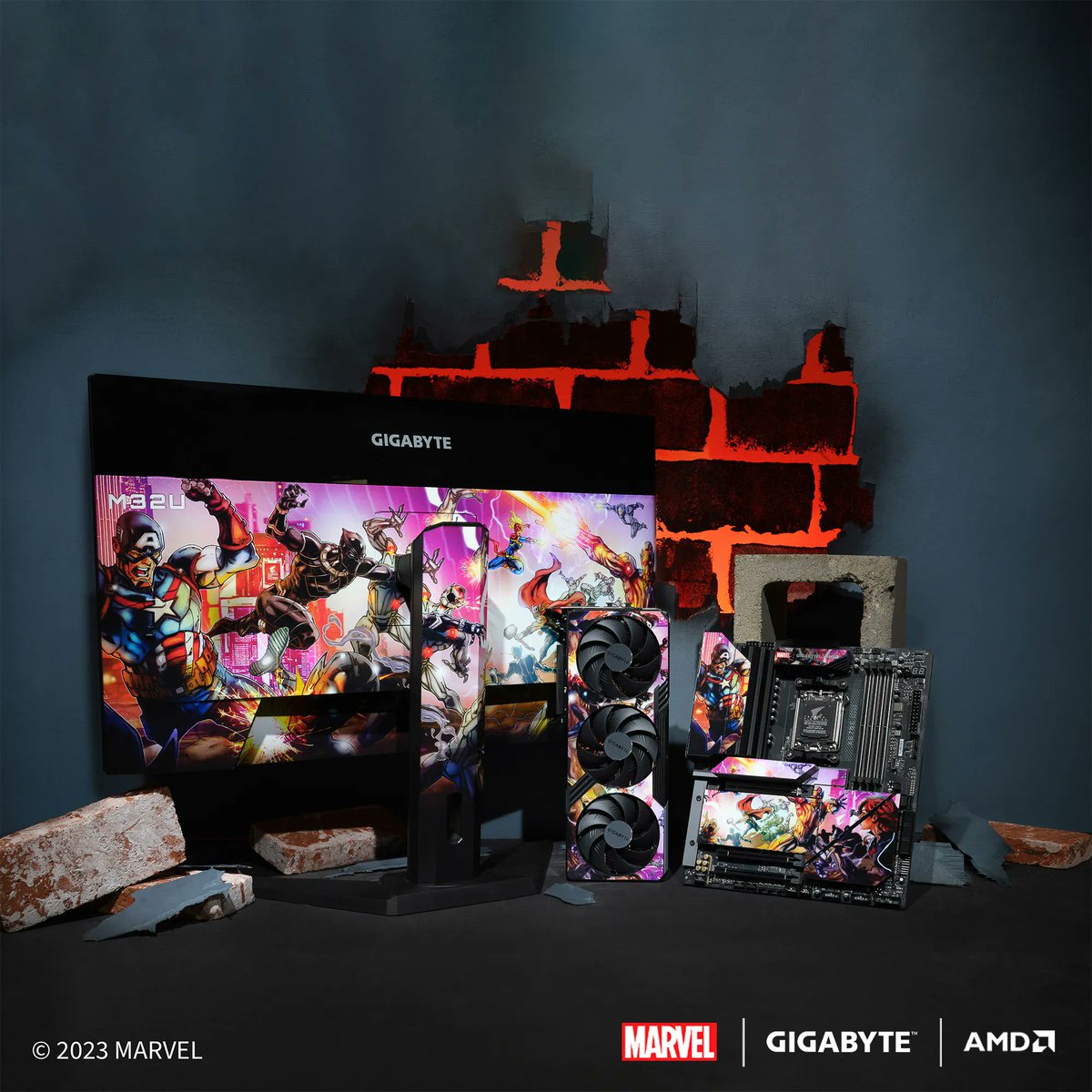 The fight with Ultron is more intellectual than physical. Can the @Marvel Avengers win this? #AORUSUnleashed @AMDGaming 

Enter to win this custom @AMDRyzen X670E motherboard, @amdradeon RX 7900 XTX graphics card, and monitor set: gigabyte.com/us/aorus-unlea…