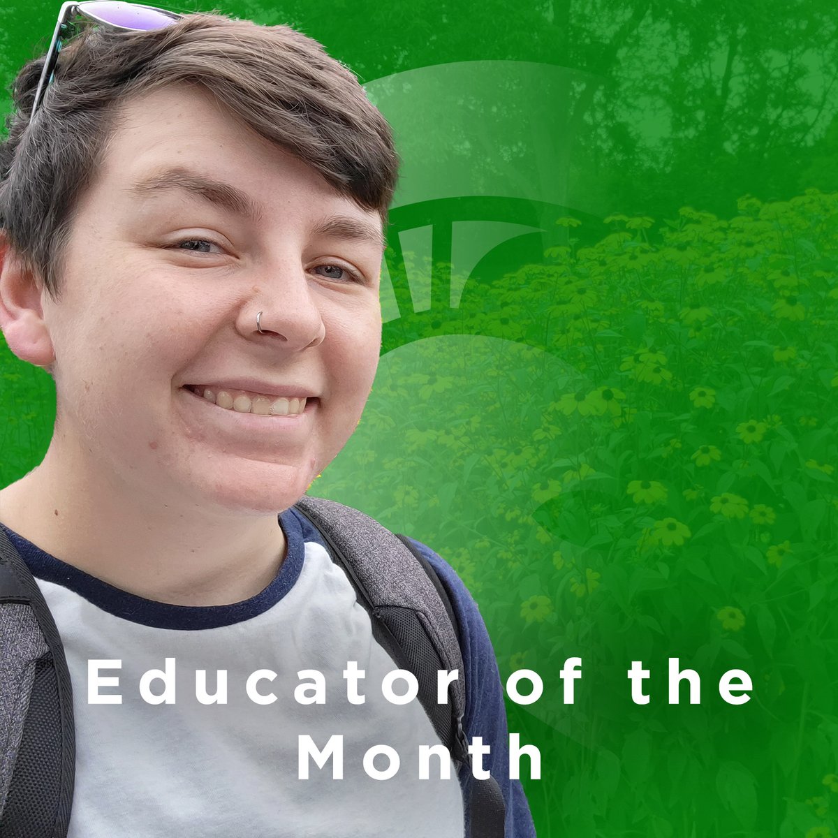 MSUGradSchool's tweet photo. Riley Pizza, a doctoral candidate in Plant Biology, is our Educator of the Month for June 2023. Riley explains how educators shouldn’t just tell students what to learn, but also HOW to learn. Read more in this month’s feature: https://t.co/7s2M1rwxH6 #MSU https://t.co/O6U4dK44BY