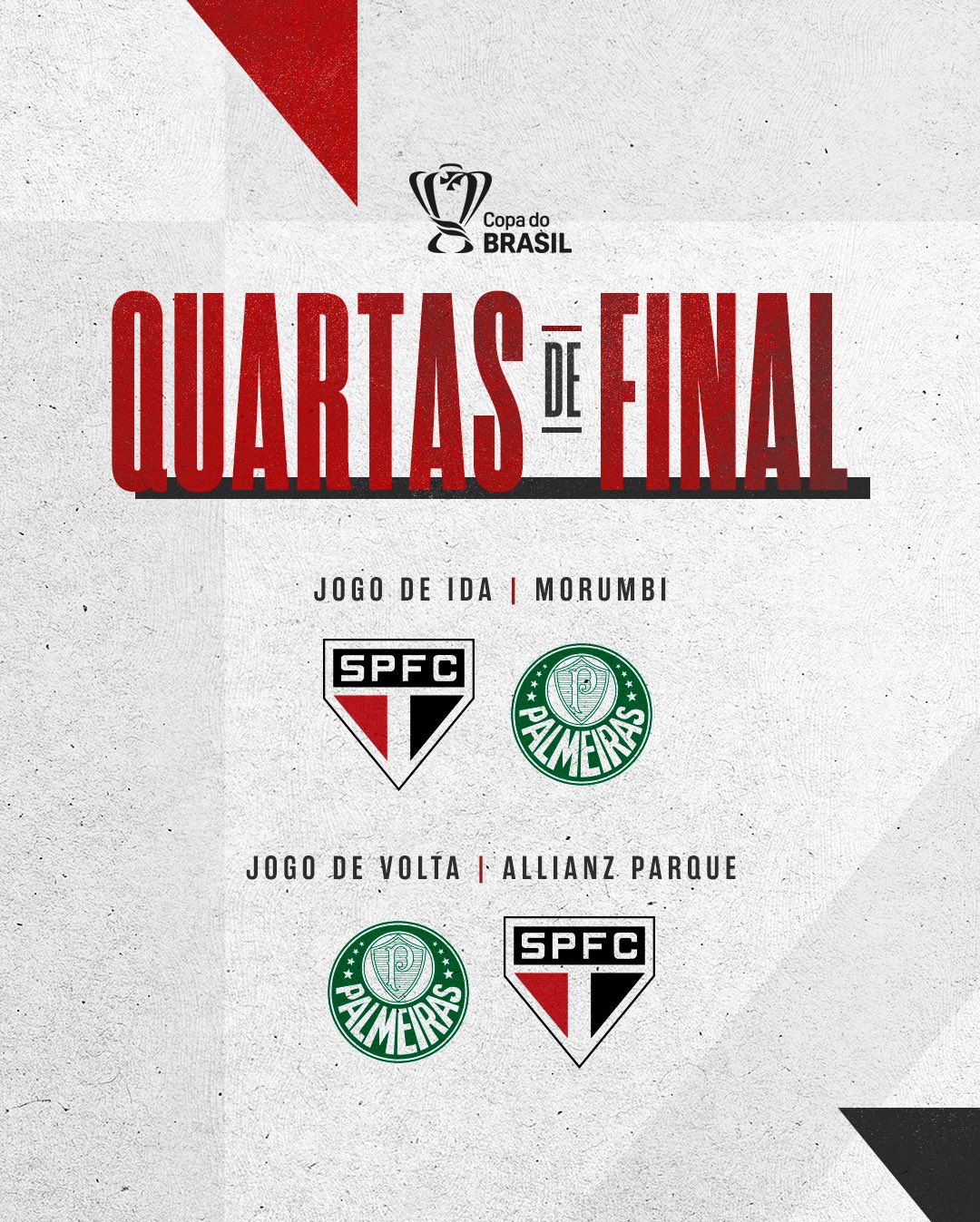 Jogos das Quartas de final Copa do Brasil 2023