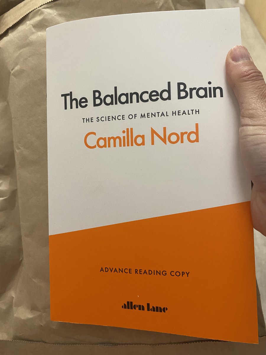 Prof Sarah-Jayne Blakemore (@sjblakemore) on Twitter photo Excited about reading this new book by <a href="/camillalnord/">Camilla Nord</a>
Available for preorder 👇
The Balanced Brain: The Science of Mental Health amzn.eu/d/0cRkYg5 Excited about reading this new book by <a href="/camillalnord/">Camilla Nord</a>
Available for preorder 👇
The Balanced Brain: The Science of Mental Health amzn.eu/d/0cRkYg5