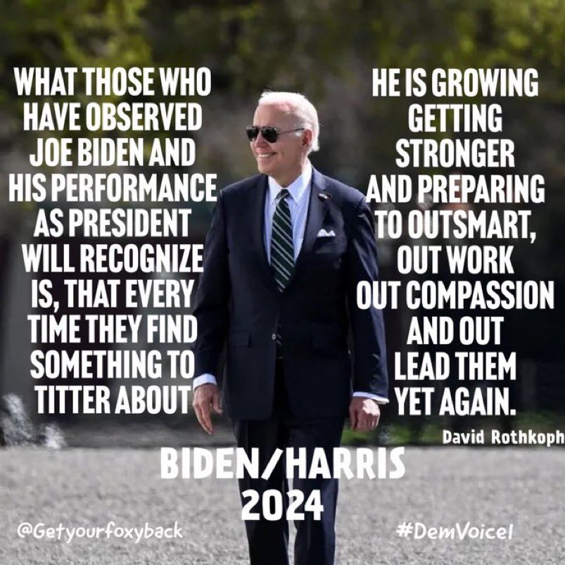 Biden’s Boom has the economy soaring with an additional 339,000 new jobs added in May

President Biden has the successful touch; from the end of Jan 2021 to the end of May 2023, he’s added 13,000,000+ jobs

Isn’t it wonderful not to worry if your President is going to embarrass…