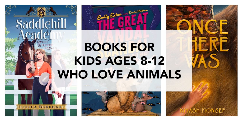 SimonKIDS's tweet photo. Are your kids or students animal lovers? We have the perfect roundup of middle grade books for them here: https://t.co/neV29WTvTw https://t.co/vNXKoEOaH6