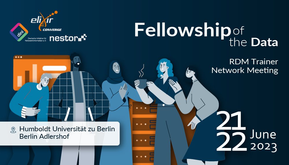 @BiernackaFDM @HumboldtUni will talk about the Sub-Working Group #Training /Further Education of the @DINInestorAGFD at #RDM #trainer network meeting (Berlin 21-22 June) For more information see: denbi.de/de-nbi-events/…