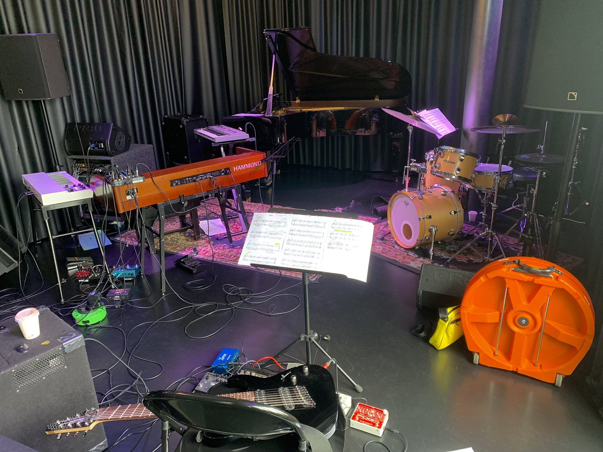 Super stimulating experience today experimenting &amp; interacting on the great Ivo Neame’s special trio writing and arrangements with the stellar <a href="/AntLawGuitar/">Ant Law</a> 
Like there to be more of this!!!
<a href="/Ivoneame/">Ivo Neame</a>